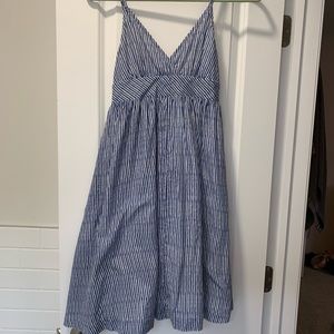 Midi length thin strap dress